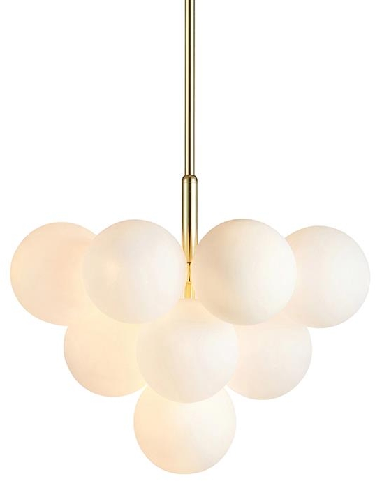 Markslöjd Merlot lampa wisząca 13x20W złoty/biały 107903