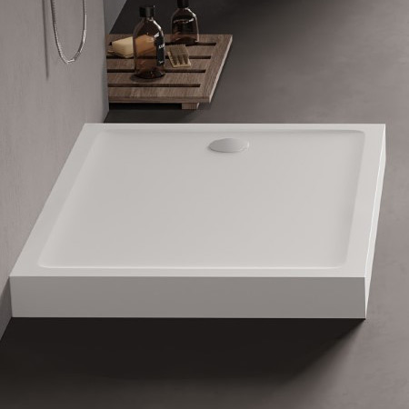 New Trendy Mild brodzik prostokątny 100x70 cm biały B-0608