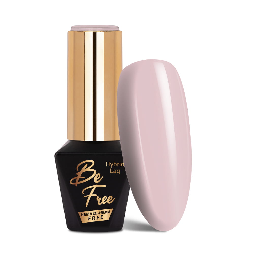 Lakier hybrydowy LED/UV Gel Polish MollyLac BeFree Elegance Nr 2 Caffe latte HEMA/Di-HEMA Free 10g