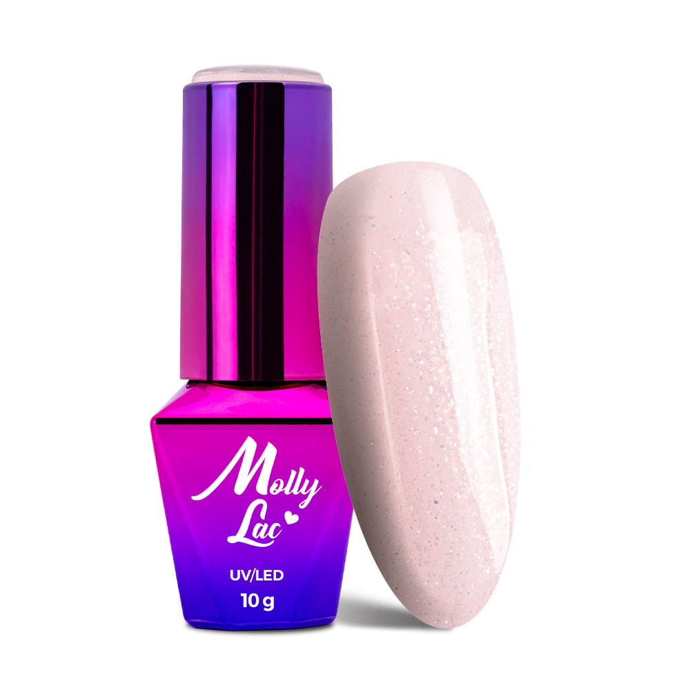 Lakier hybrydowy LED/UV Gel Polish MollyLac Madame French Nr 424 Idylle 10 g