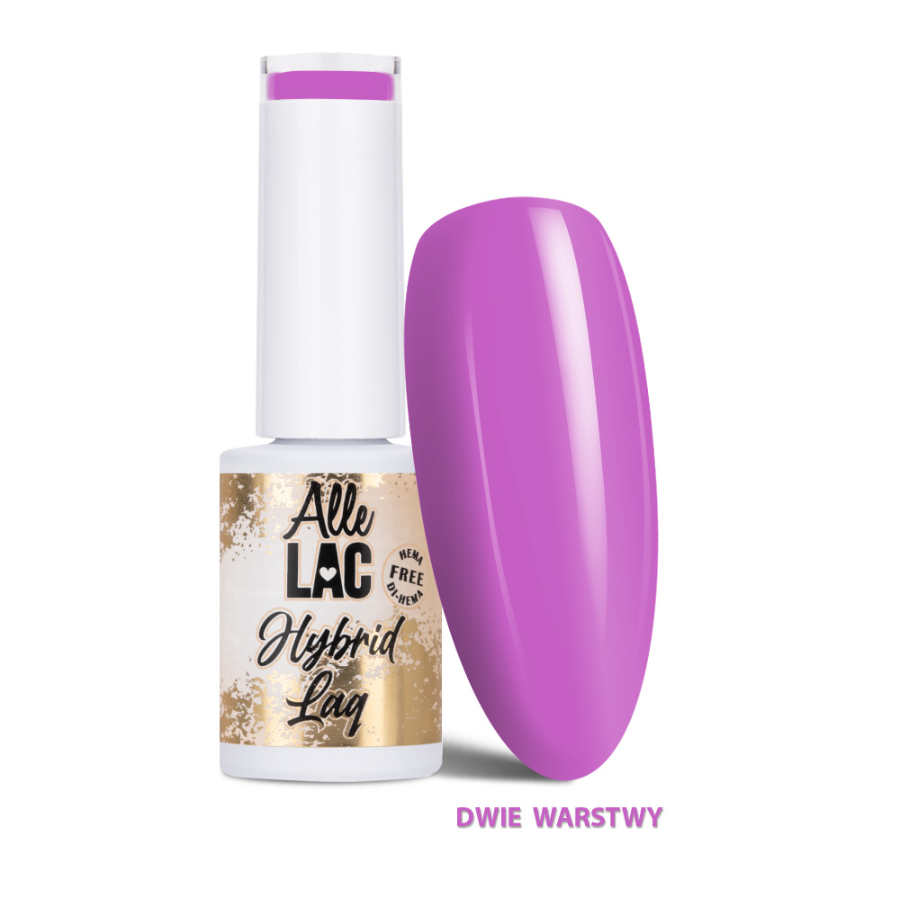 Lakier hybrydowy LED/UV Gel Polish Nr 255 Limited Edition AlleLac HEMA/Di-HEMA Free 5g