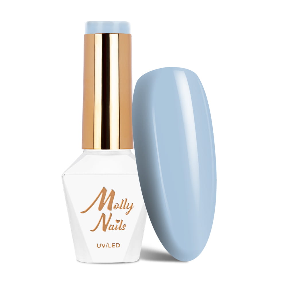 Lakier hybrydowy LED/UV Gel Polish Molly Nails Pure Nature Nr 105 Top of the Mountain HEMA/Di-HEMA Free 8g