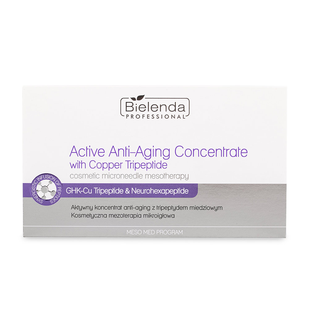 Aktywny koncentrat anti-aging z tripeptydem Bielenda 10x3 ml