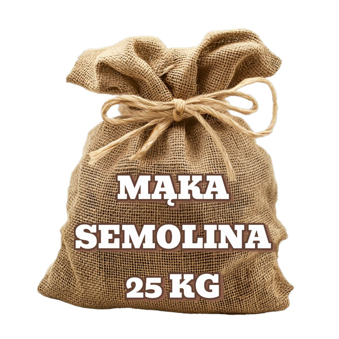 Mąka semolina z pszenicy durum 25 kg HURT