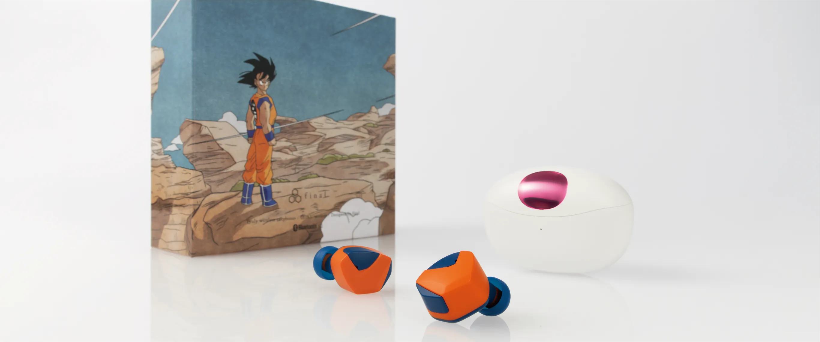 Słuchawki dokanałowe bezprzewodowe final audio dragon ball z