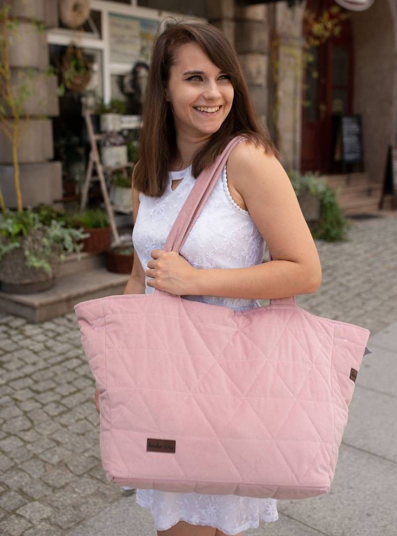 Torba Kinder Hop Shopper Triangles Pink