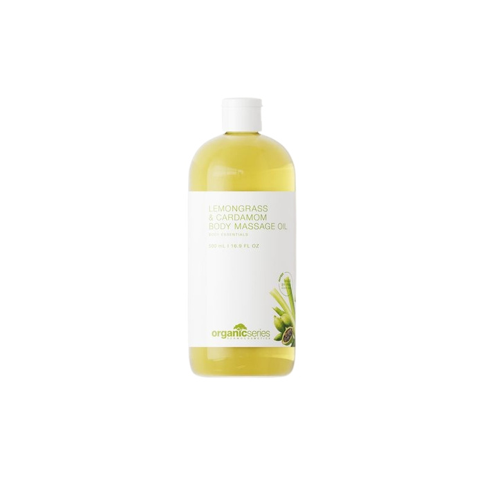 Organic Series Olej do pielęgnacji ciała Trawa cytrynowa i kardamon, 500 ml