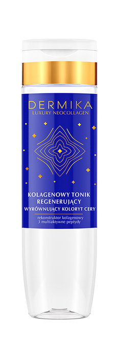 Dermika Luxury neocollagen Kolagenowy tonik regenerujący i wyrównujący koloryt cery, 200 ml