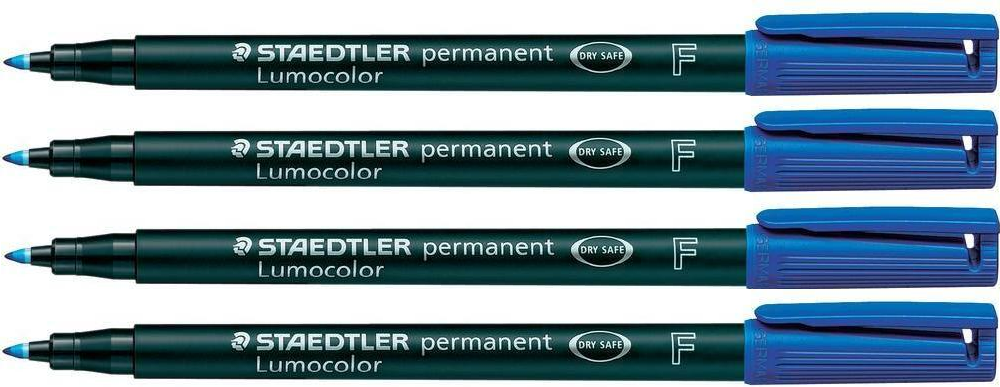 Staedtler Lumocolor foliopis okrągły 0,6 mm (F) niebieski
