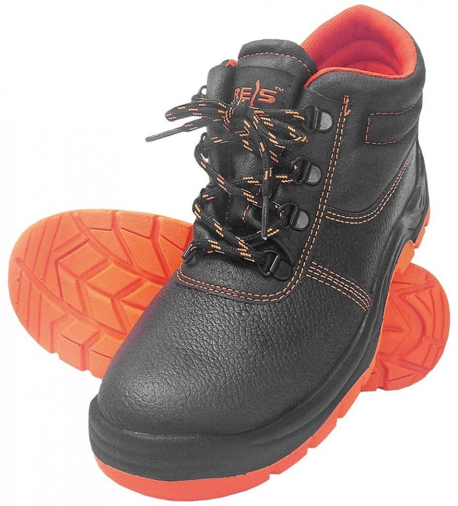 Buty bezpieczne Reis Bryesk-T-SB, rozmiar 41, czarno-pomarańczowe