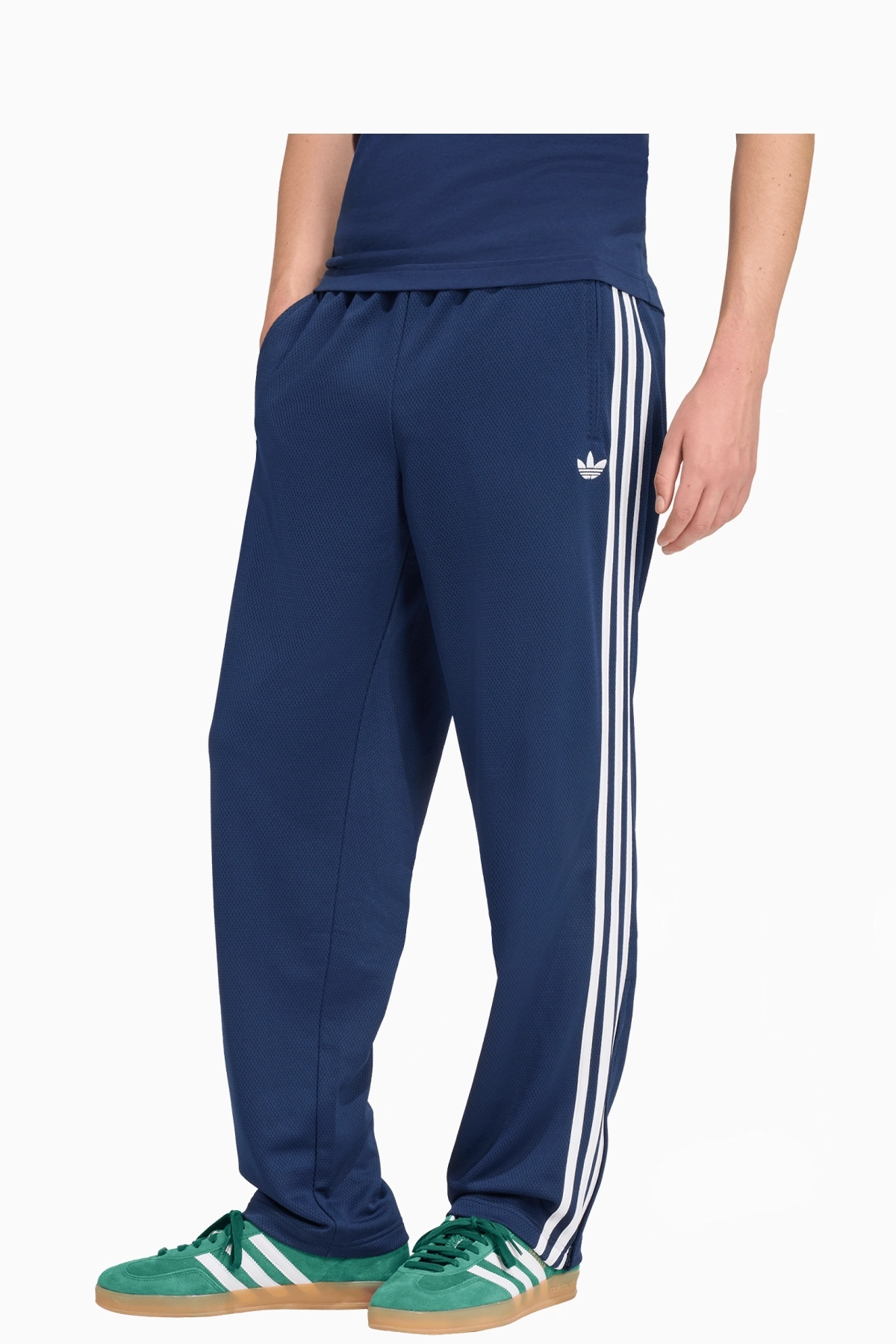 Spodnie adidas Firebird Adicolor Mesh Track - Niebieski
