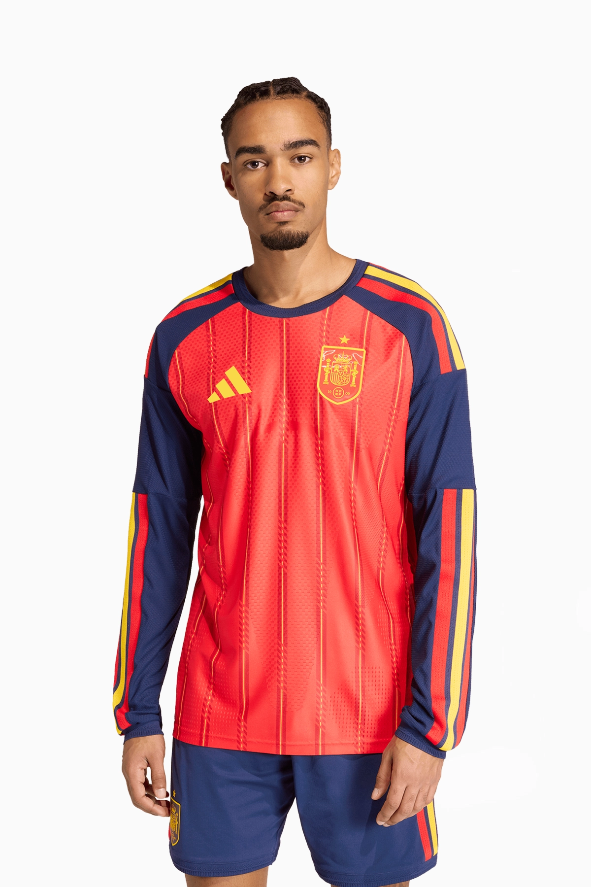Koszulka z długim rękawem Reprezentacji Hiszpanii adidas 2026 Domowa Authentic - Czerwony