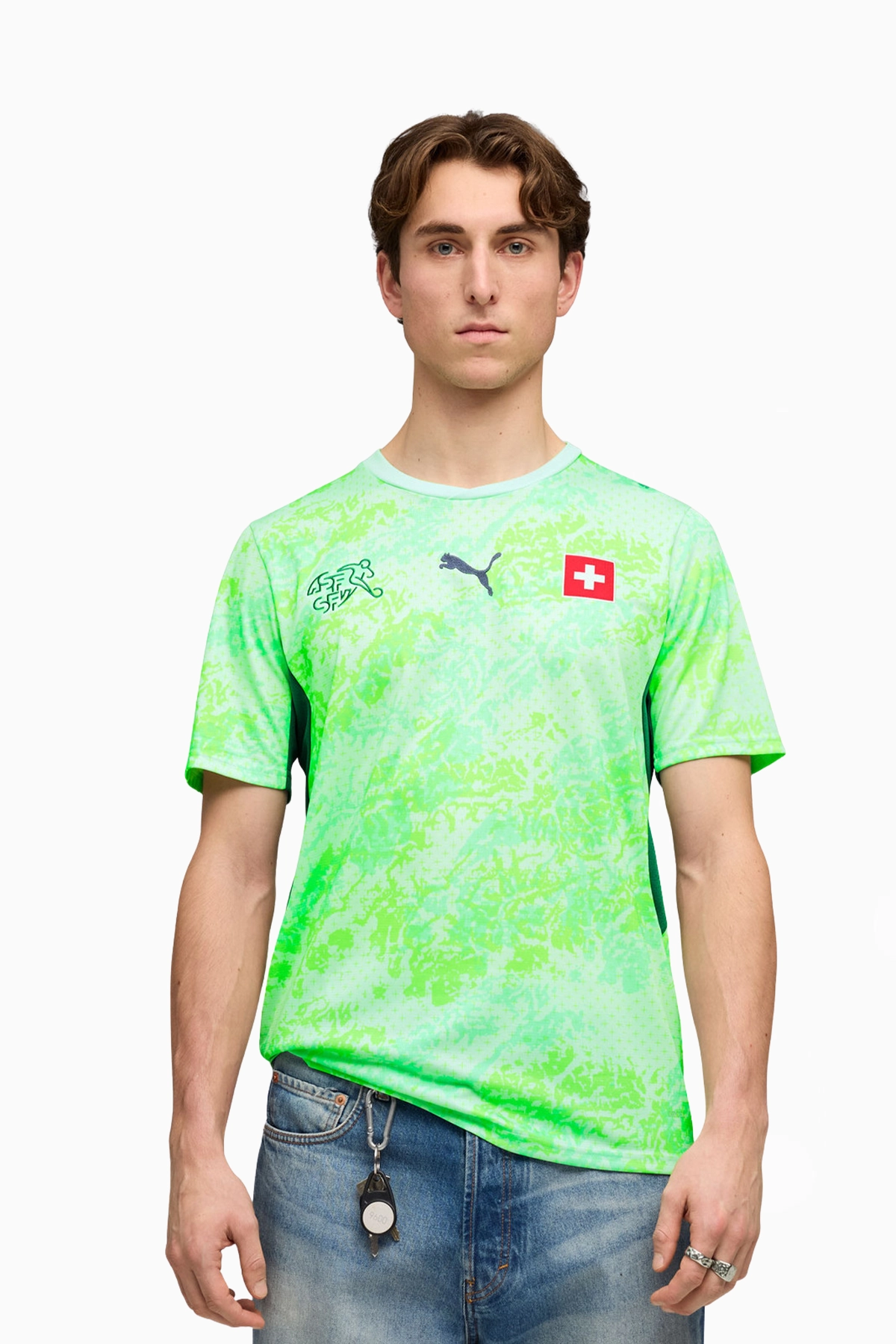 Koszulka Reprezentacji Szwajcarii Puma 2026 Wyjazdowa Replica - Zielony