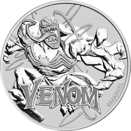 Srebrna moneta Marvel Series: Venom 1 uncja – wysyłka 24 h! - Mennica Skarbowa