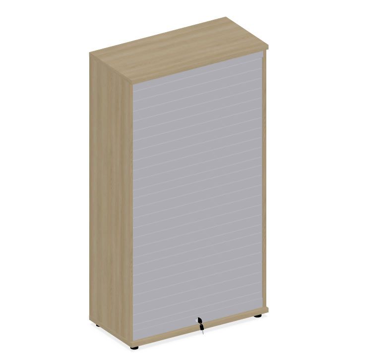 HEBE TS425 regał z żaluzją 80,2x40x184,1h
