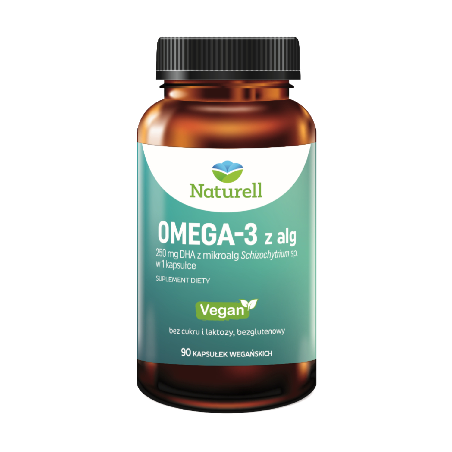 Naturell omega-3 z alg, 90 kapsułek