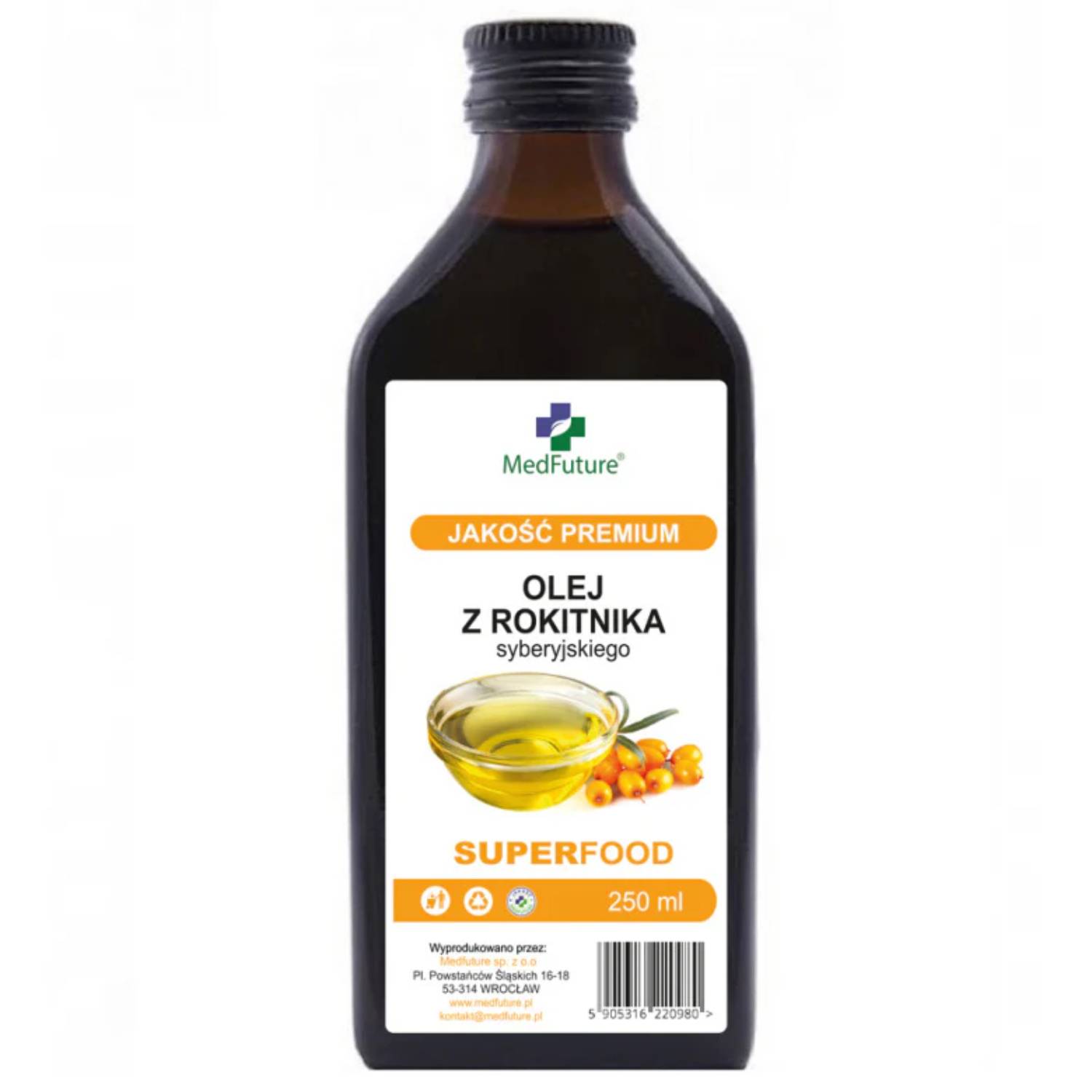 Medfuture olej z rokitnika, 250 ml