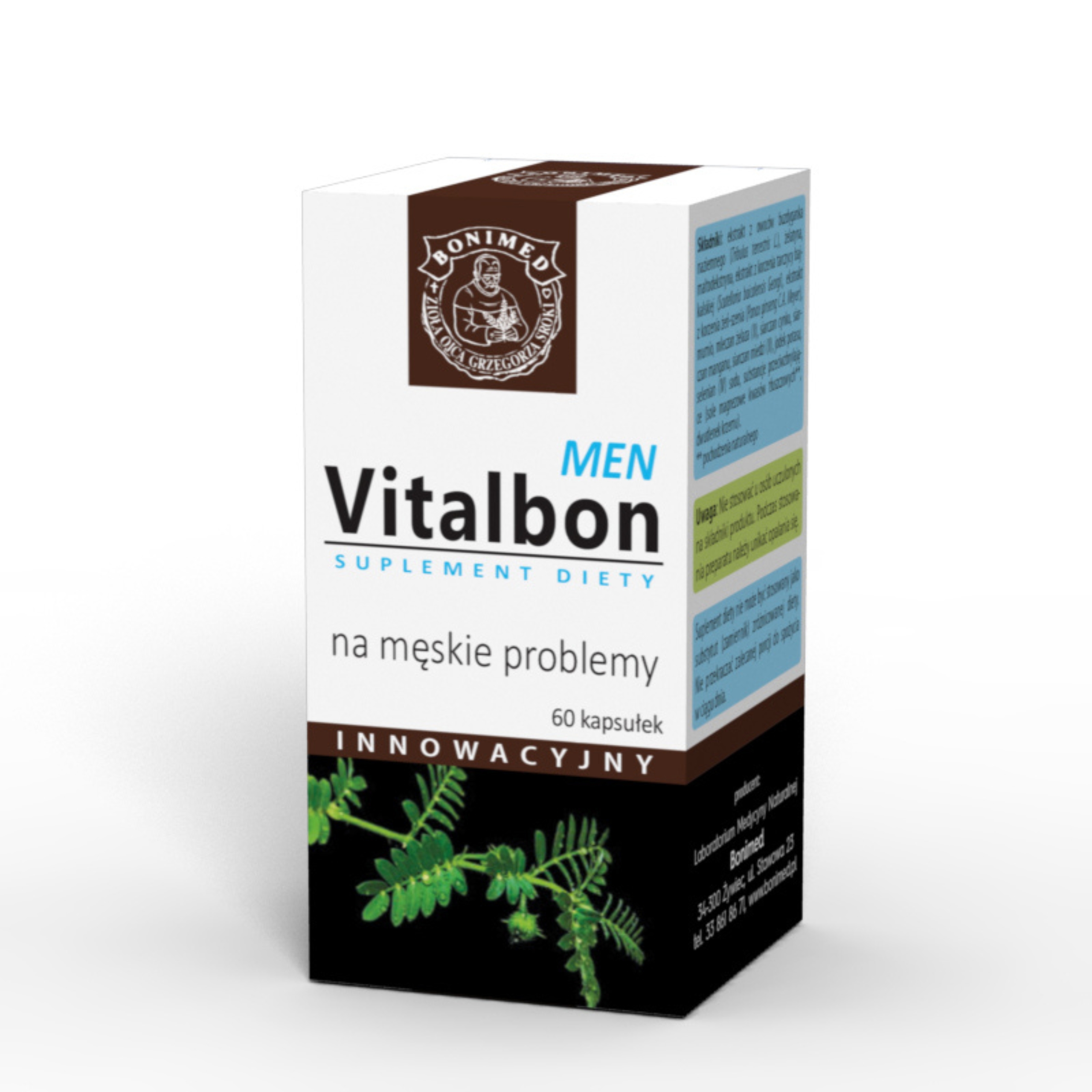 Bonimed - vitalbon men, 60 kapsułek (data ważności: 30.11.2026)