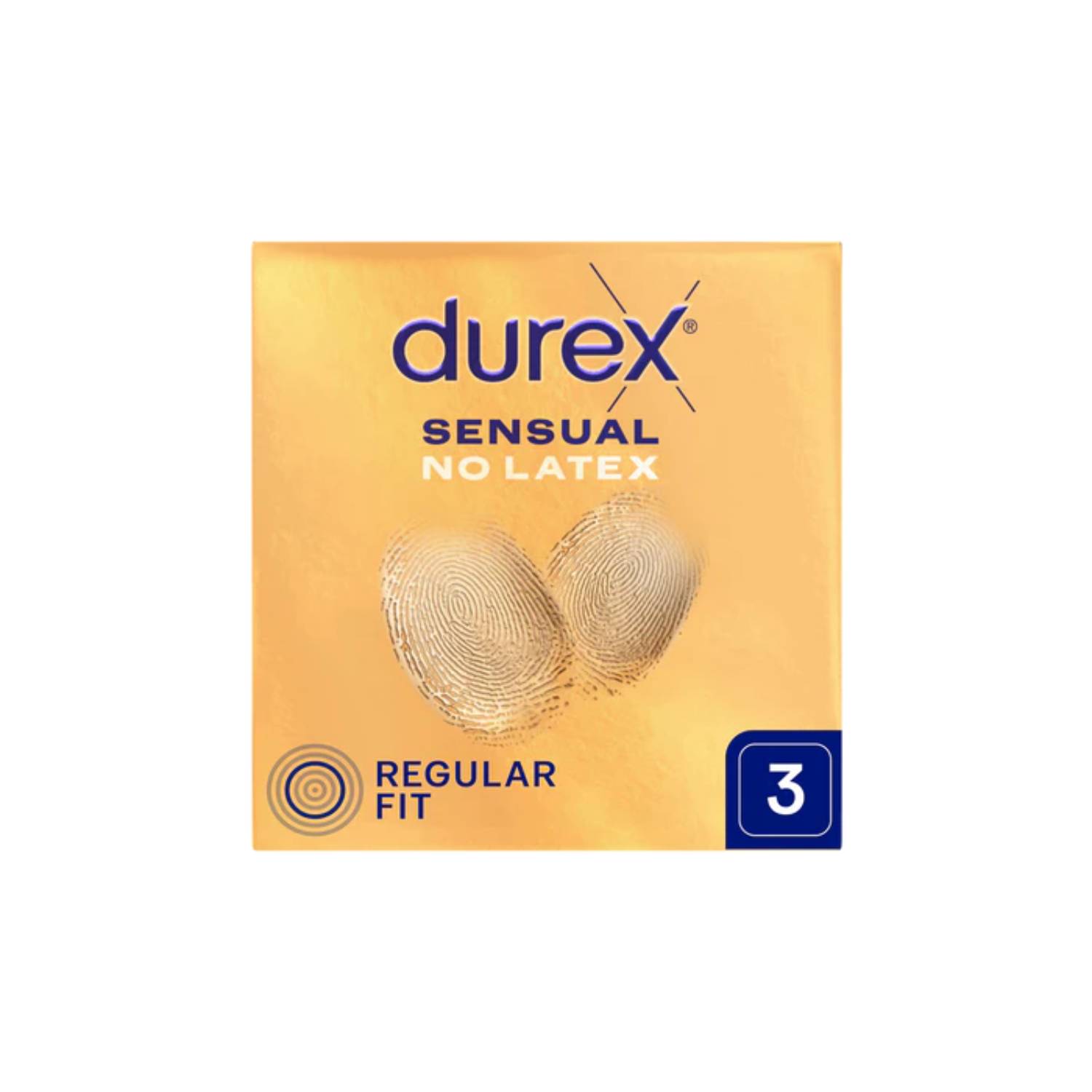 Durex sensual - prezerwatywy nielateksowe, 3 sztuki