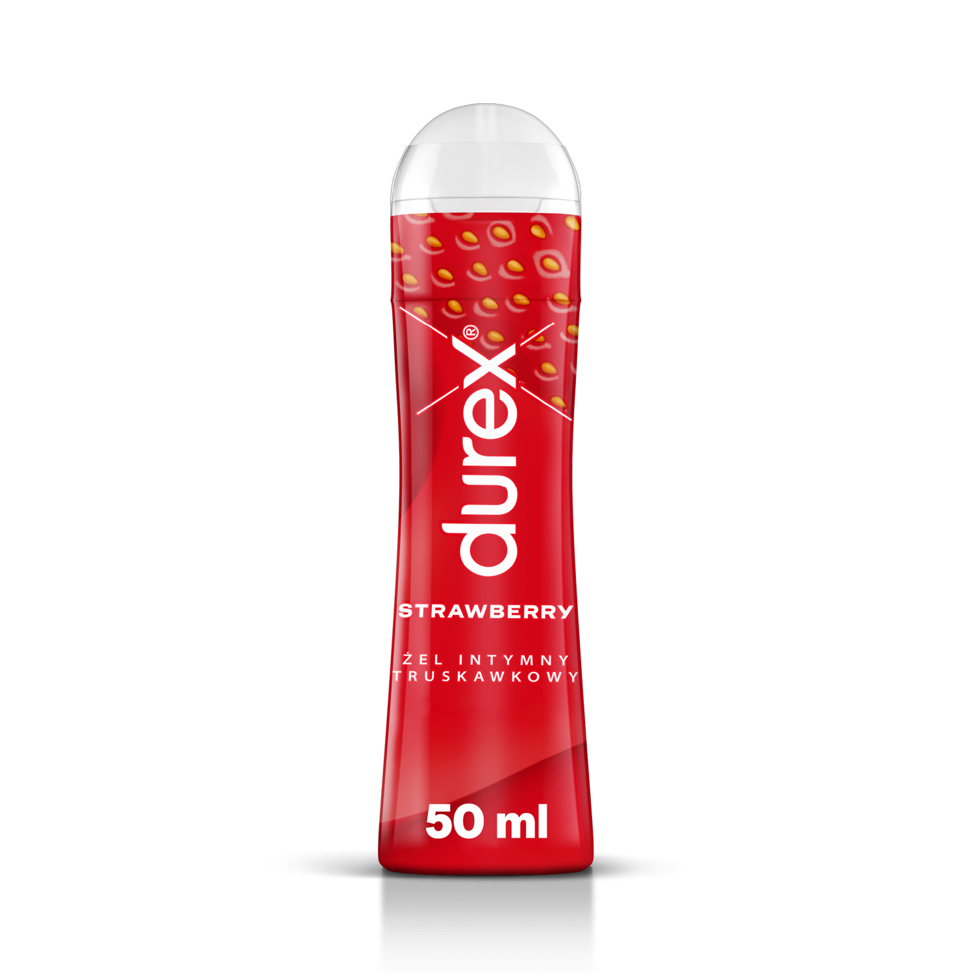 Durex strawberry - żel intymny, truskawkowy, bez cukru 50 ml