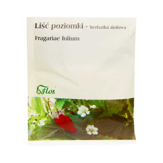 Flos - liść poziomki, herbatka ziołowa, 50 g