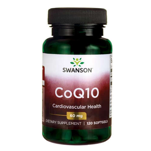Swanson coq10 (koenzym q10) - kapsułki 60 mg, 120 sztuk