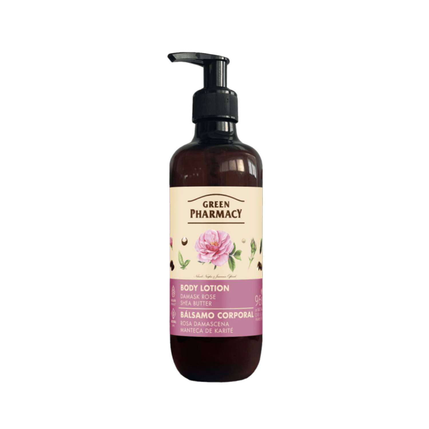 Green pharmacy - balsam do ciała, róża damasceńska i masło shea, 400 ml