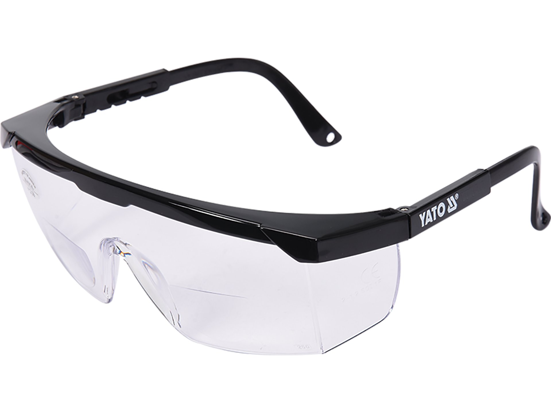 Okulary ochronne korekcyjne YATO powiększające soczewki +2.5d YT-73614