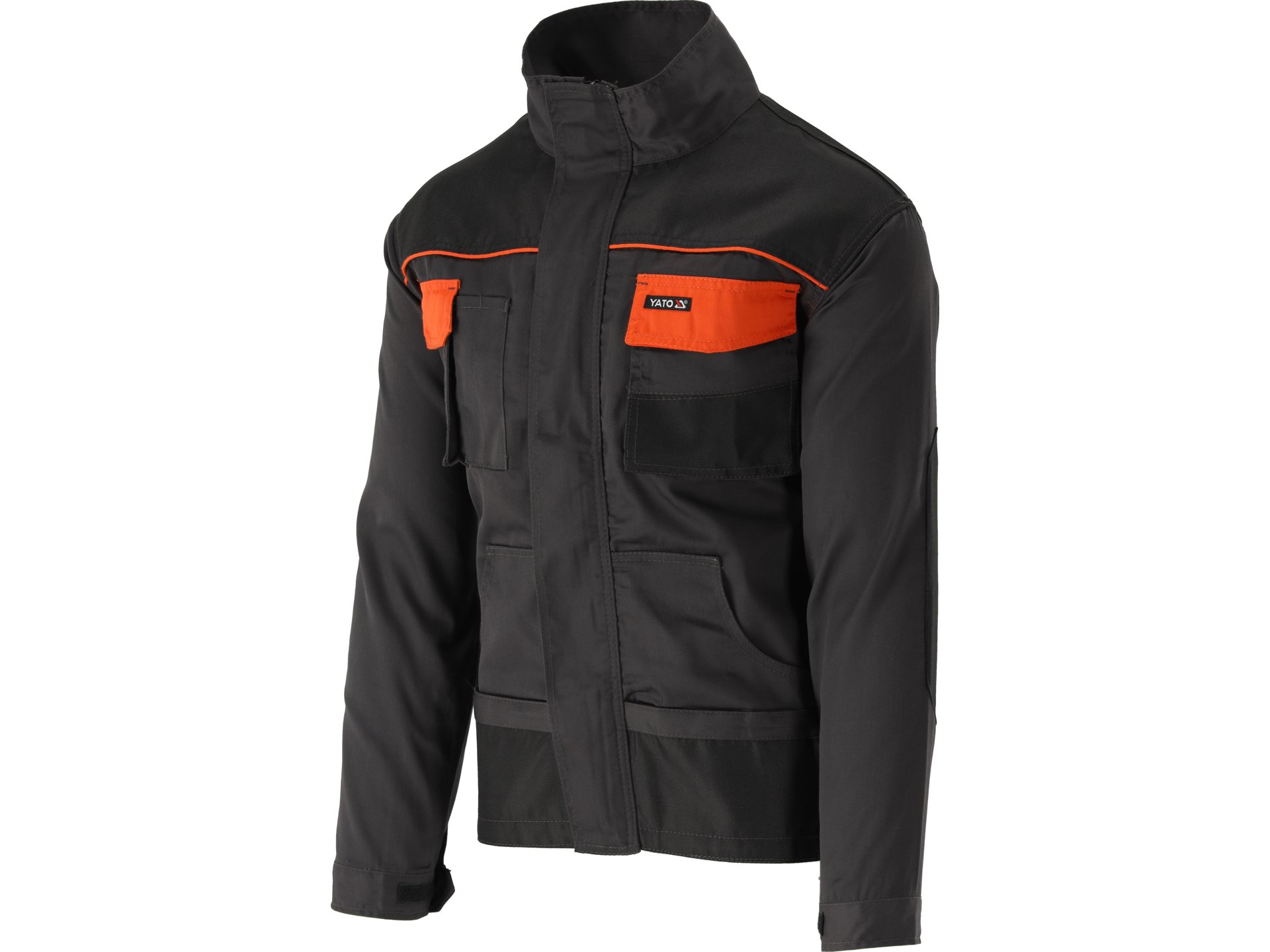 Bluza robocza YATO ostrzegawcza z zamkiem czarna S YT-80900