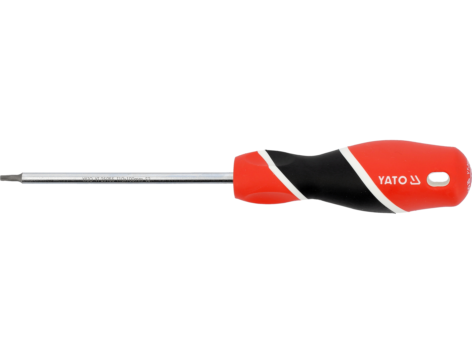 Wkrętak TORX security YATO t10x100mm grot stal s2 utwardzany rękojeść YT-25955