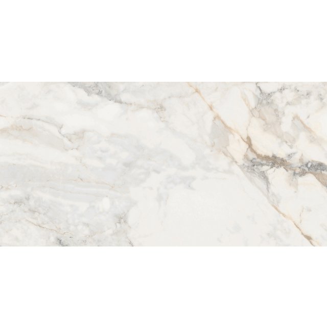 Gres szkliwiony Livi NOBLE TESORO white polished 60x120 gat. I #S012