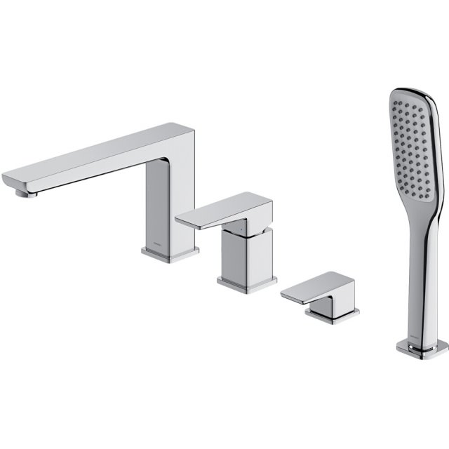OMNIRES Bateria nawannowa PARMA 4-otworowa chrom połysk PM7432CR