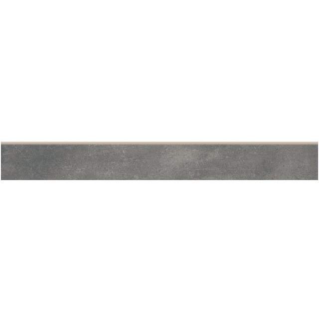 Gres szkliwiony cokół WILLMORE GPT1108 graphite mat 7,2x59,8 gat. I