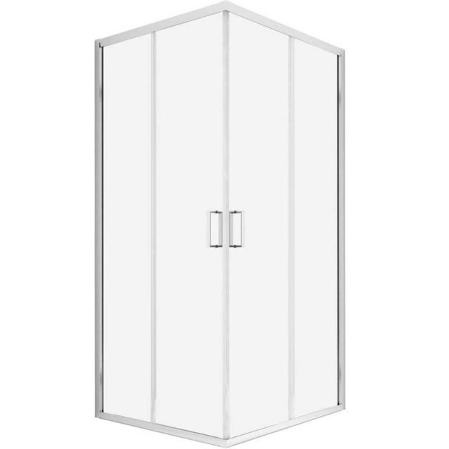 NEW TRENDY Kabina prysznicowa SUVIA kwadratowa 80x80x185 szkło satyno