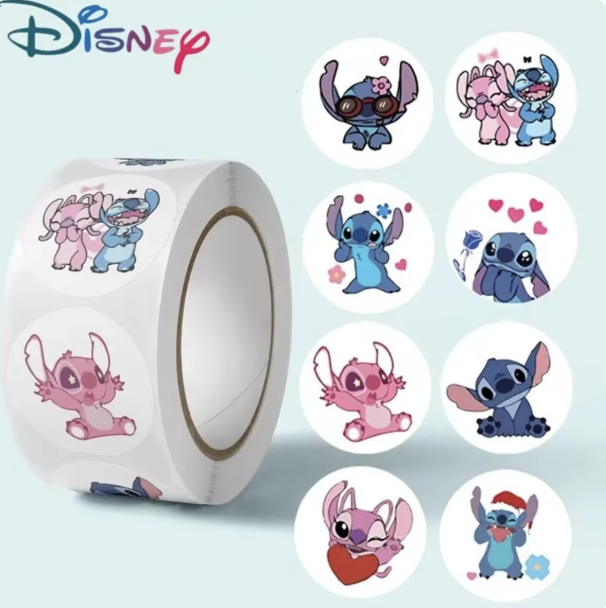 500 sztuk naklejki Disney Stitch DIY 08