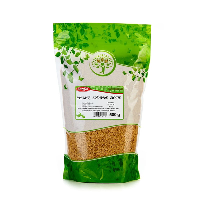 Siemię lniane złote 500g