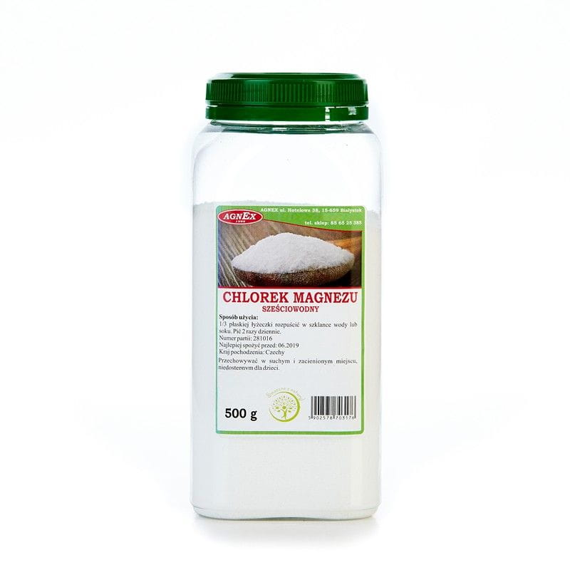 Chlorek magnezu sześciowodny 500g - słoik