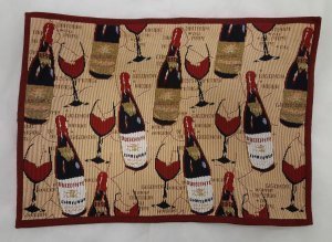 Podkładka - Obiadówka Gobelin 50x35 wz 03 Wino