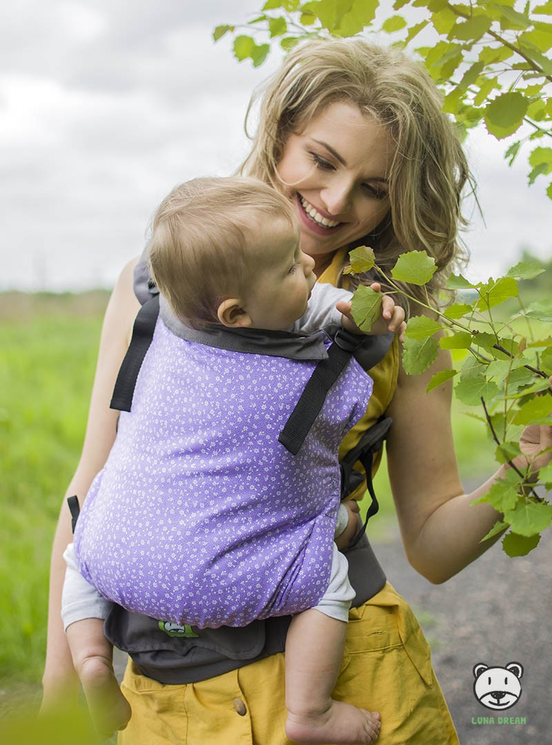 Nosidełko regulowane Grow Up: Meadow (fiolet) Podstawowy