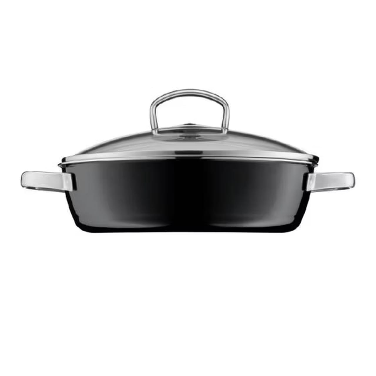 Garnek do duszenia 24cm Fusiontec Mineral Black