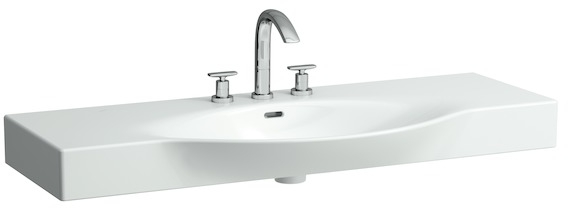 Darmowa Dostawa - Umywalka 120x51 cm prostokątna ścienna-meblowa biała Laufen Palace H8117040001041