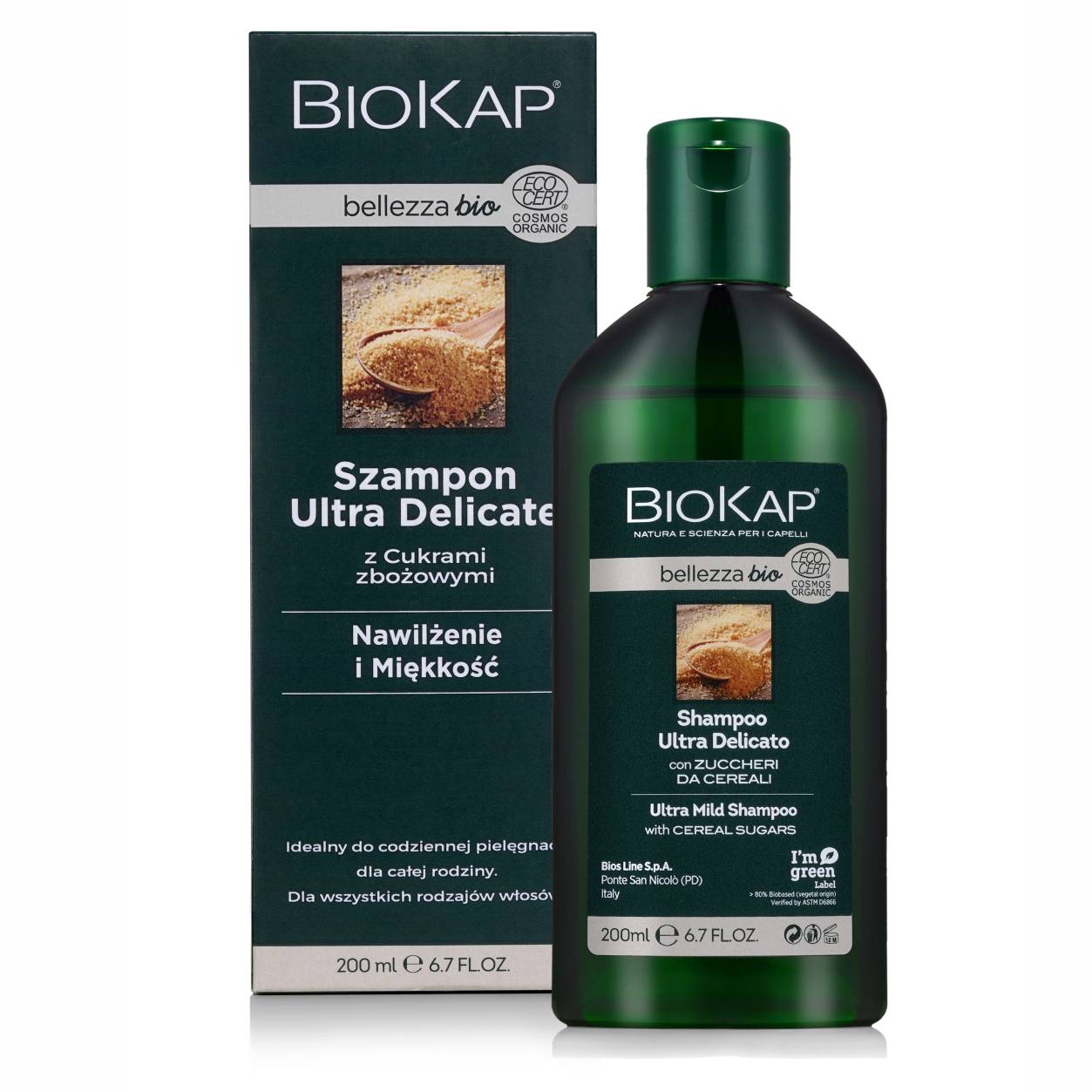 Biokap Bellezza BIO Szampon Ultra Delicate - 200ml