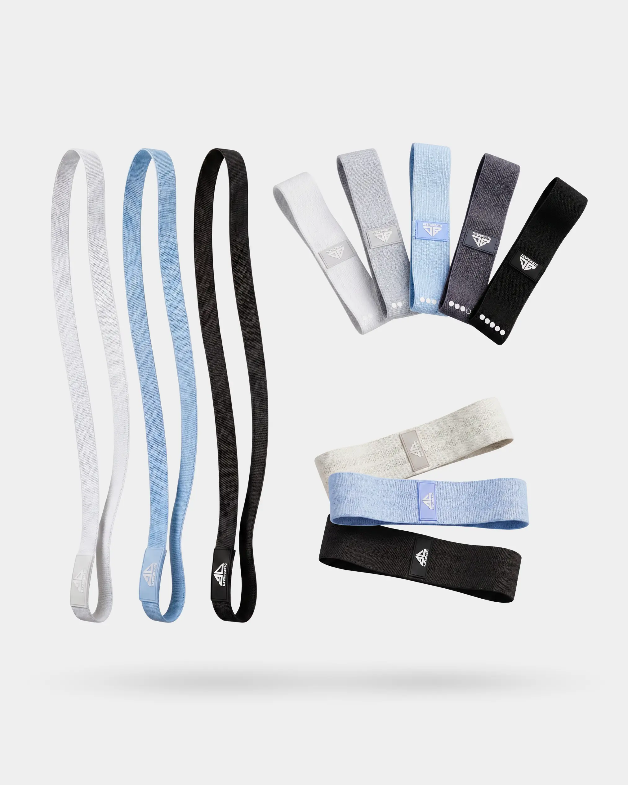 Zestaw gum Deep Ocean - Mini Band, Hip Band i Power Band - Deep Breath