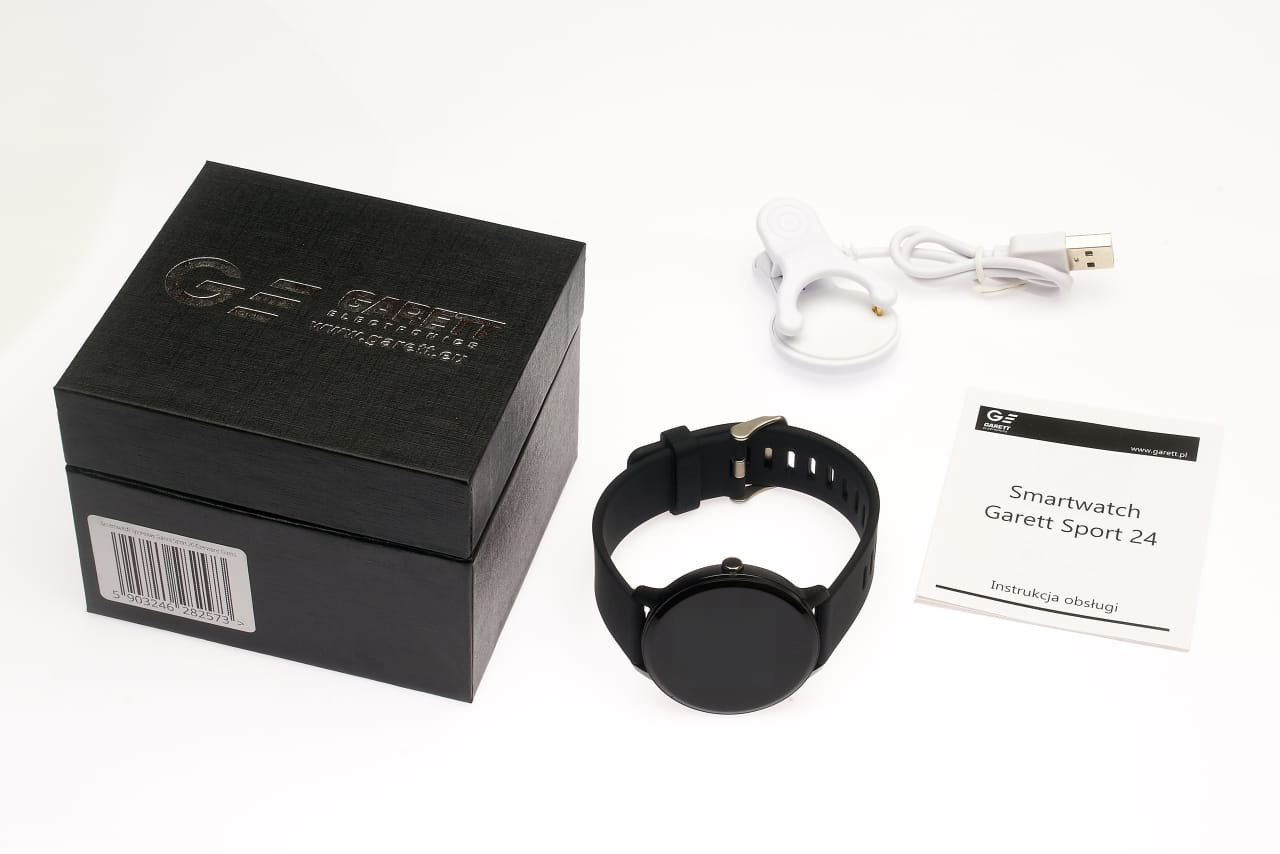 GARETT Smartwatch Sport 24 czarny - Henryx24