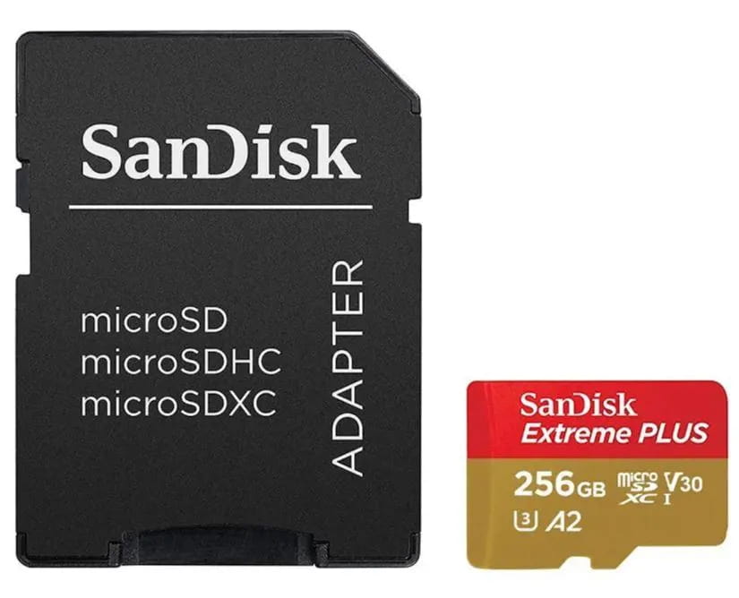 SanDisk Micro SDXC 256GB 200/140MB SDSQXBD-256G-GN6MA c10 A2 V30 U3 EXTREME PRO - Henryx24