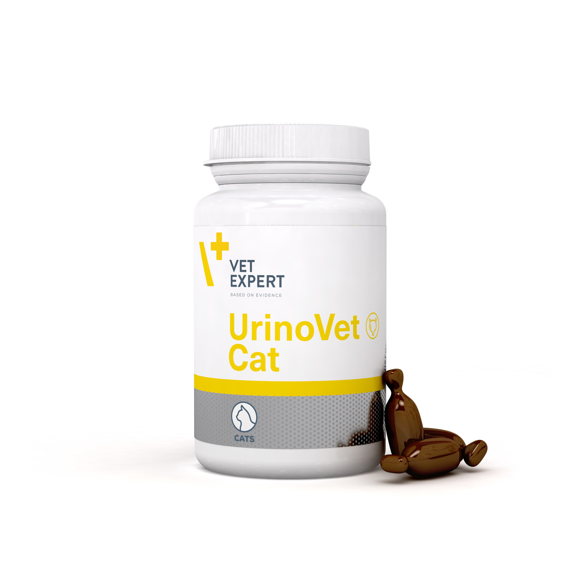 UrinoVet Cat | VET EXPERT | 45 kaps. | Wsparcie dróg moczowych i pęcherza dla kota