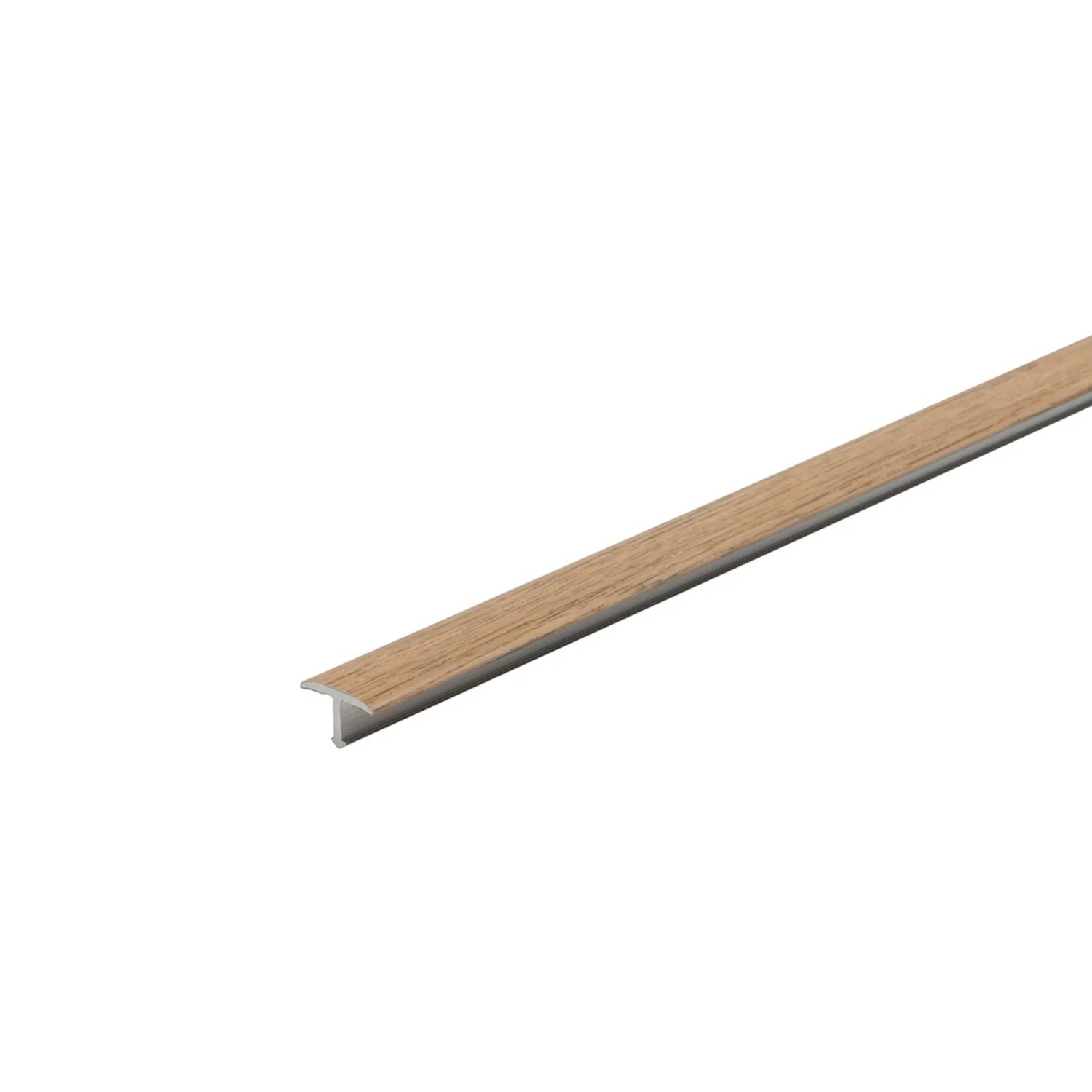 Cezar Profil aluminiowy fugowy Typ T dąb Jasny 14x9x2500 mm