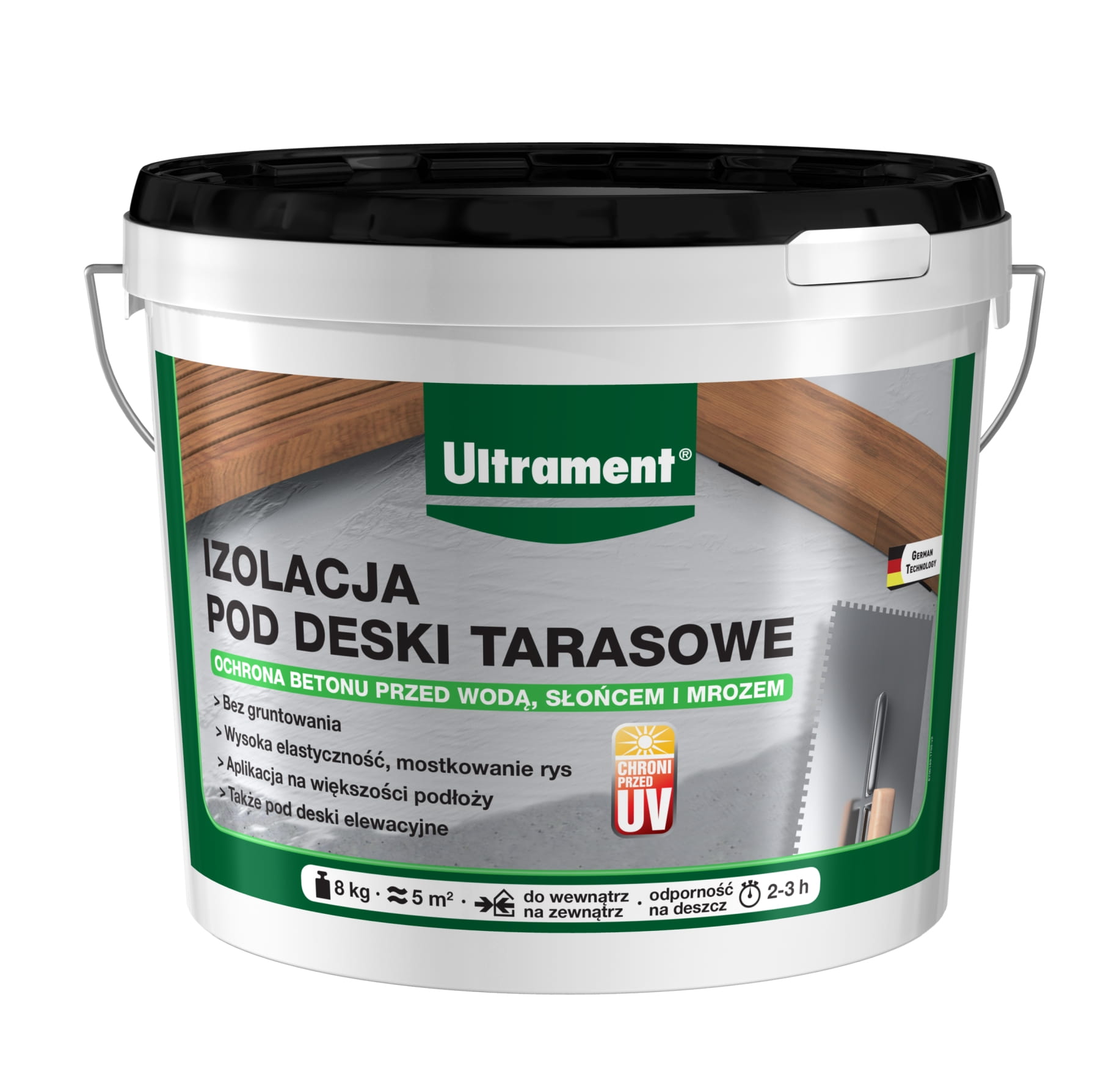 ULTRAMENT IZOLACJA POD DESKI TARASOWE 8KG