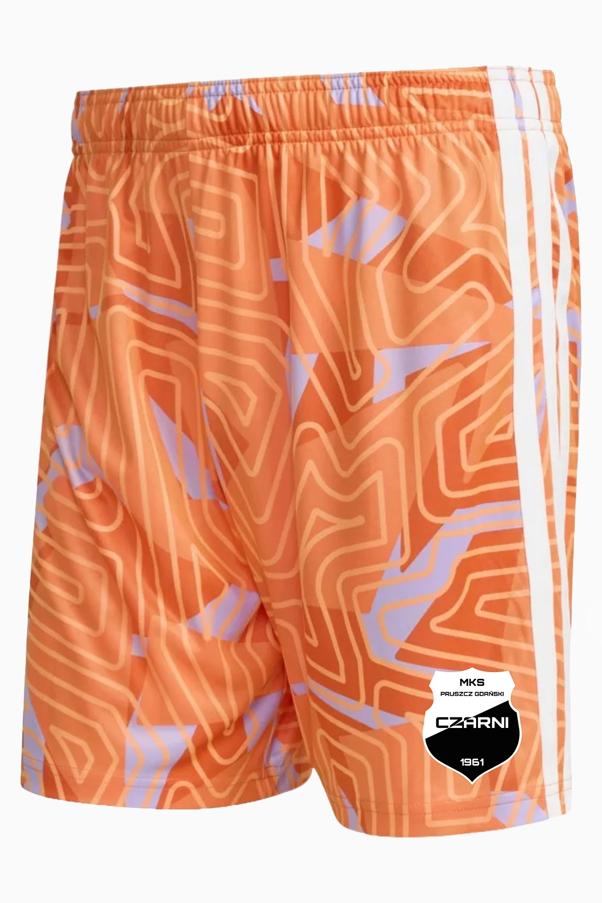 Spodenki bramkarskie adidas Czarni Pruszcz Gdański Junior - Pomarańczowy