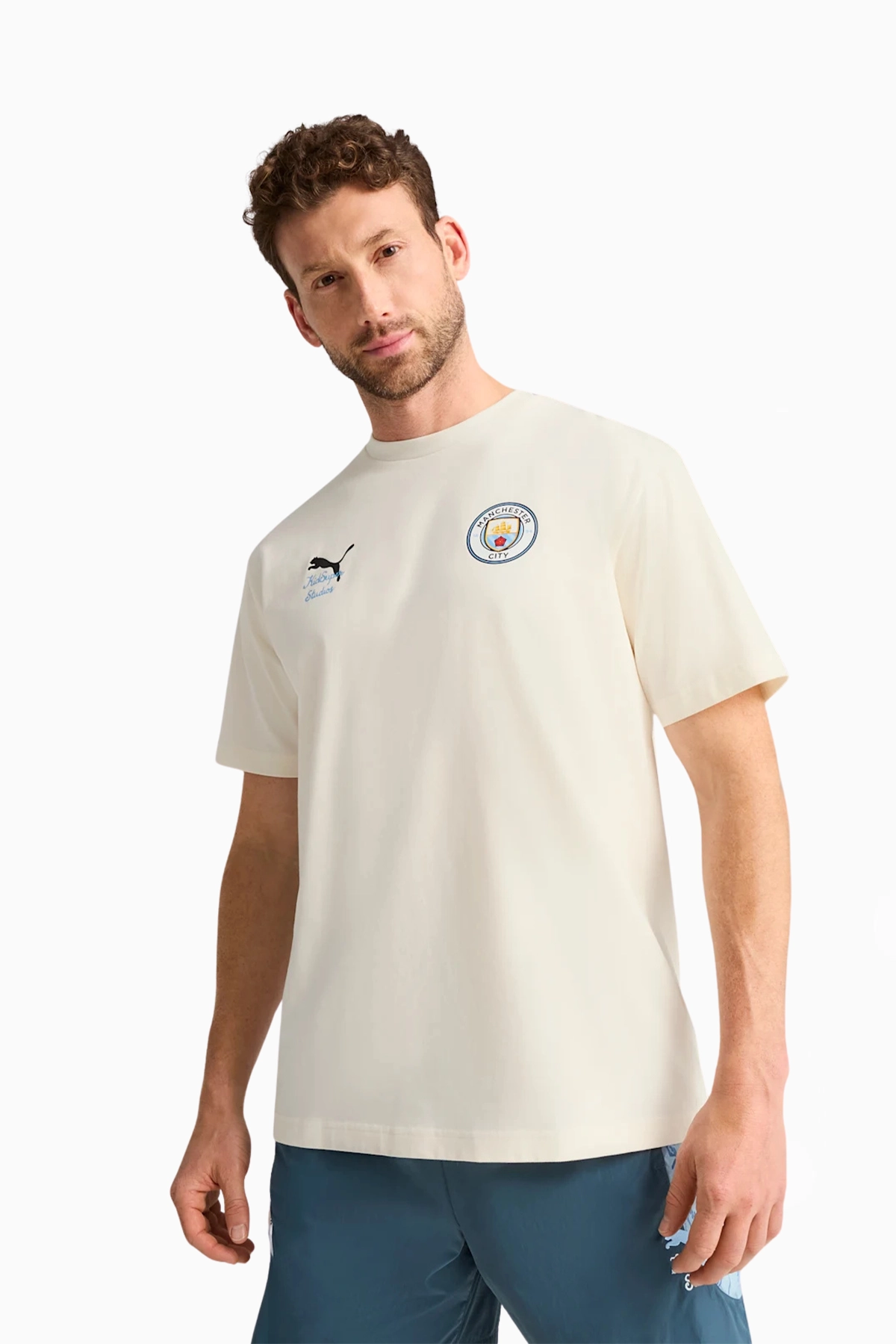 Koszulka Puma x KidSuper Manchester City 25/26 Graphic Tee - Beżowy